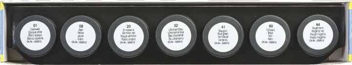 Produktbild Lacufa Lukas 108007 Schulmalfarben, 7 Farben (18ml) (7 Farben, 126 ml)