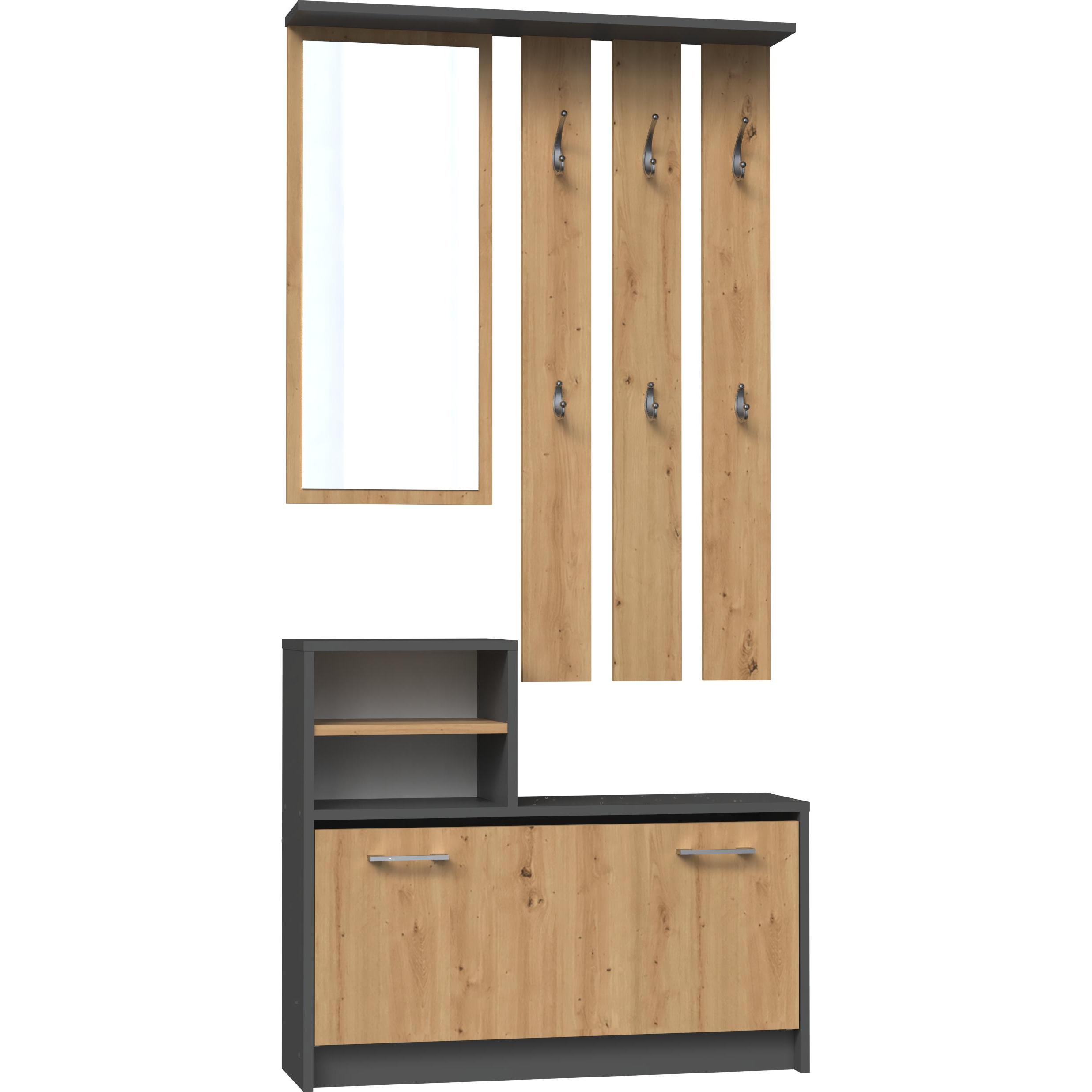 Topeshop, Vitrine + Buffetschrank, Gar Ant/Art
