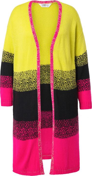 Produktbild Angel of Style Long-Strickjacke, Blockstreifen-Farbverlauf, offene Form (58)