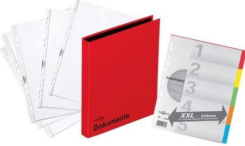 Produktbild Pagna Ringbuch 2-Ringe rot DIN A4 (A5, A4, 35 mm, 1 x)