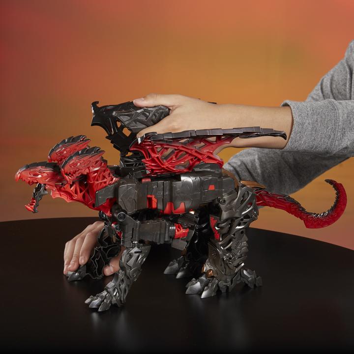 Actual product image Transformers Movie 5 Mega Turbo Changer Dragonstorm