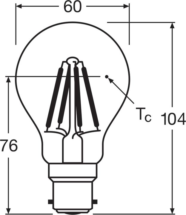 Produktbild Osram Led Retrofit Classic A (B22d, 806 lm, 1x)