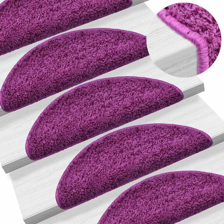 Produktbild VidaXL Stufenmatten 20 Stk. Violett 65x21x4 cm (65 x 21 x 4 cm)