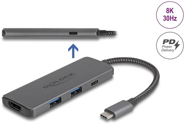 Produktbild Delock USB Type-C™ Dockingstation 8K (USB-C)
