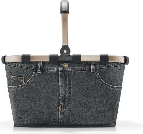 Actual product image reisenthel Shopping Basket Carrybag Jeans Dark Grey