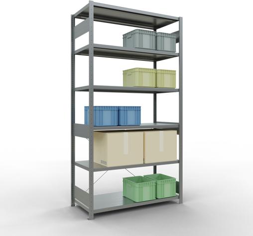 Actual product image Schulte Lagertechnik MULTIplus250 basic racking system with cross braces