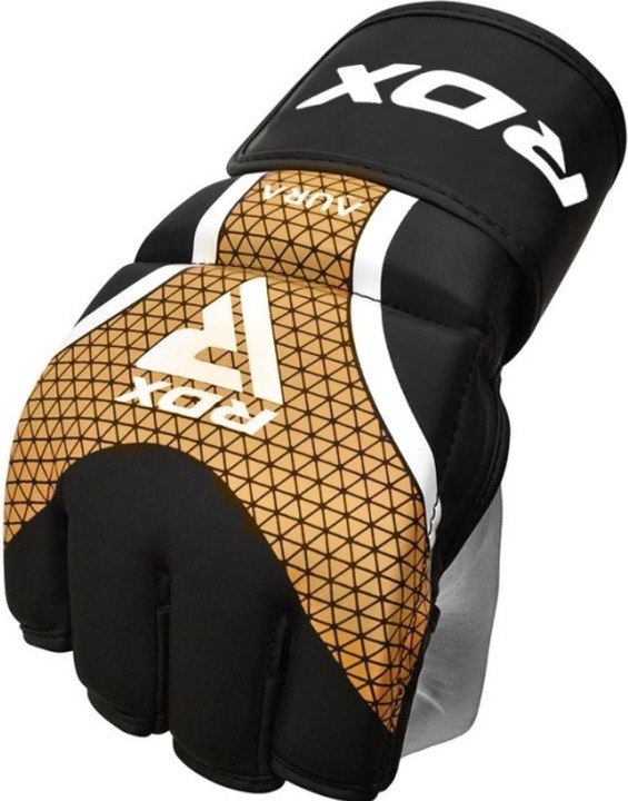 Produktbild Rdx MMA Handschuhe Aura Plus T-17 Black Golden-M (M)