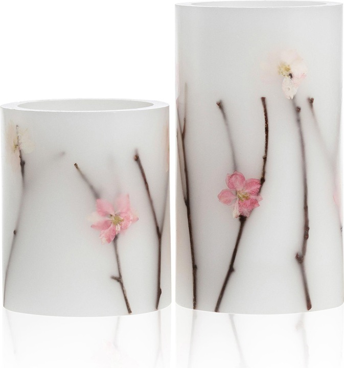 Immagine prodotto Pauleen Candela di cera a LED Shiny Blossom Set di 2 (2 x)