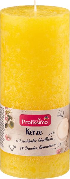 Produktbild dm Profissimo Kerze rustik 160/68 gelb