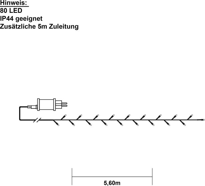 Nährwerte und Zutaten Star Trading Gartenleuchten (5.60 m)