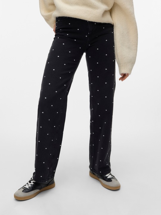 Produktbild Vero Moda VMTESSA Hohe Taille Weiter Beinschnitt Jeans Weit geschnitten (W29/L32)