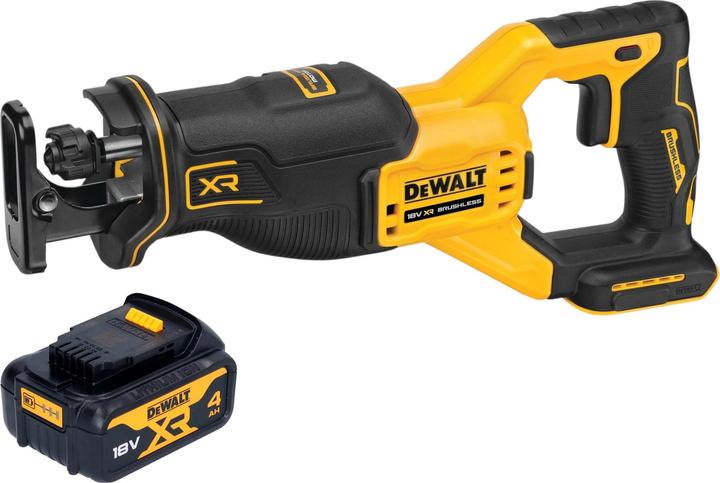 DeWalt DCS 382 N Akku Reciprosäge Säbelsäge 18 V Brushless + 1x Akku 4,0 Ah - ohne Ladegerät