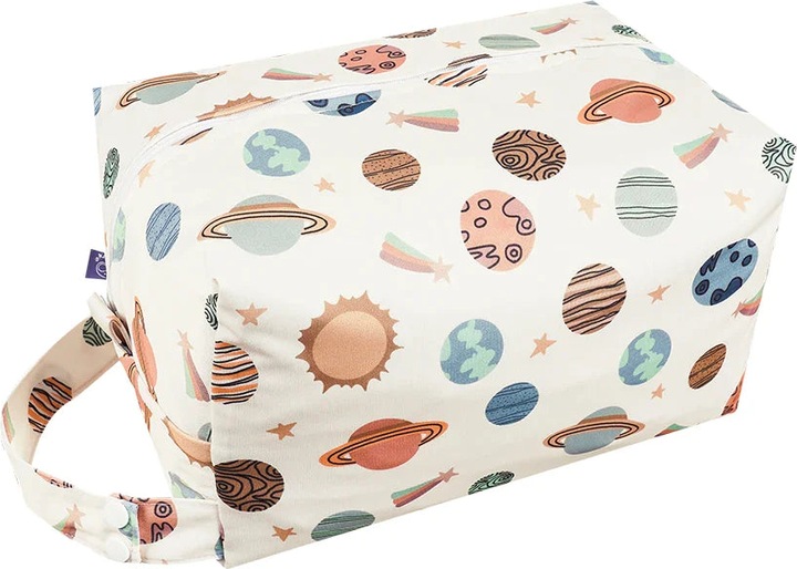 Produktbild Only-Bags.Store Tragbare Windel Pods wiederverwendbar wasserdicht Mode Prints nass/trocken Tuch nass Tasche Mami