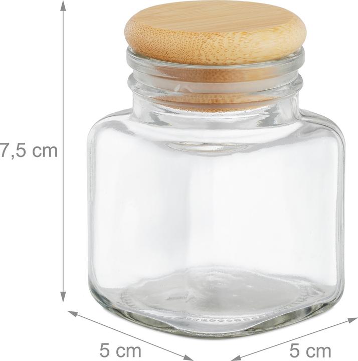 Actual product image Relaxdays spice jars (0.10 l)