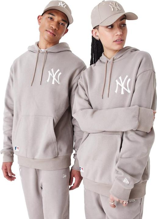 Actual product image New Era Oversized Hoody New York Yankees ash brown (L)