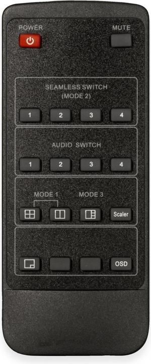 Image du produit LogiLink Commutateur HDMI 4x1 port, multiview, 4K/30 Hz, scaler, seamless, RC