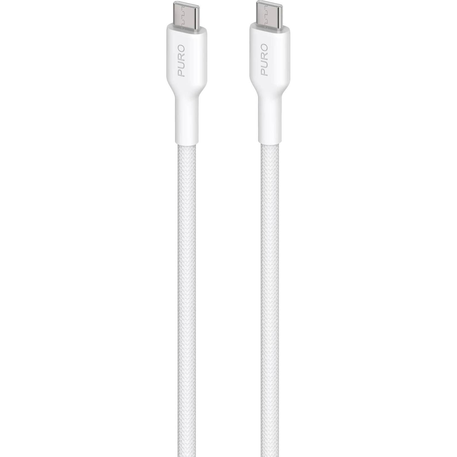 Puro Power and Data Sync Fabrik cable from USB-C to USB-C 1,2m (1.20 m, USB 2.0), USB Kabel