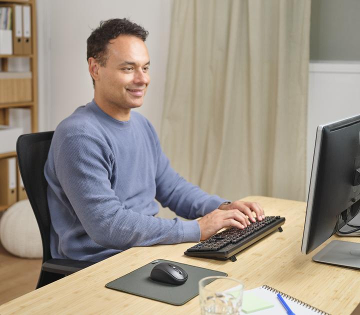 Image du produit Trust Ody Ii Wl Clavier Souris Blk D (DE, Sans fil)