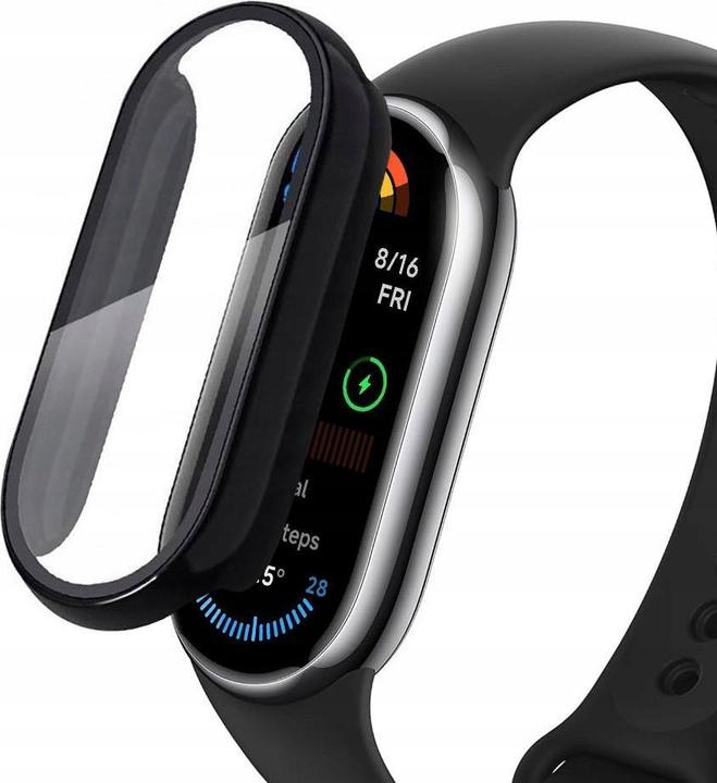 4Kom Tech-Protect Defense Case für Xiaomi Smart Band 10 / 10 NFC - Schwarz