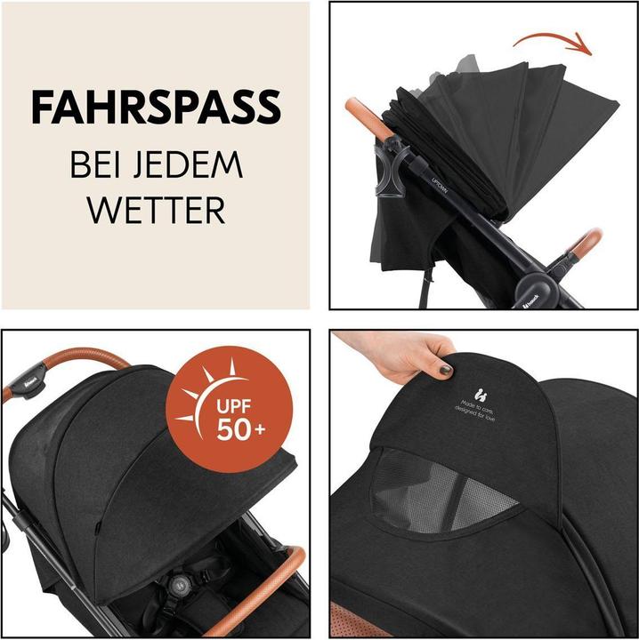 Produktbild Hauck Buggys & Sportwagen Buggy & Sportwagen UpTown Black inkl. 3in1