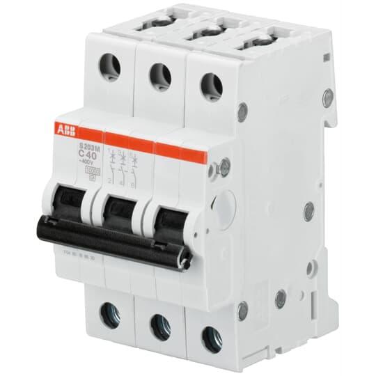 ABB, Schutzschalter, S203M-C0,5 Sicherungsautomat C-Char.,10kA,0,5A,3P