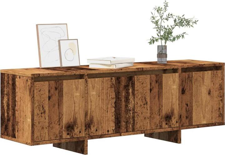 vidaXL TV Schrank Lowboard Fernsehschrank Fernsehtisch TV Möbel Altholz-Optik