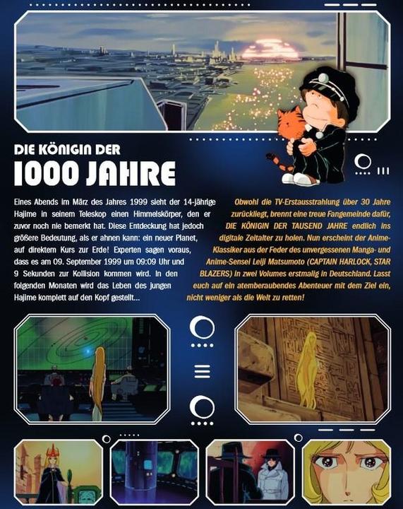 Immagine prodotto La regina dei mille anni - Edizione rimasterizzata: Vol. 1 (Blu-ray, Tedesco)
