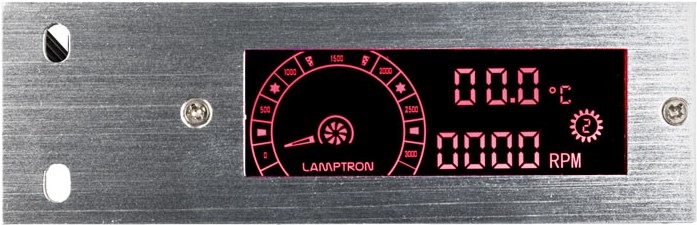 Actual product image Lamptron TC20 PCI RGB fan and LED controller - silver