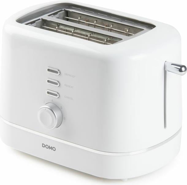 Domo GRILLE-PAIN DO964T 2 FENTES 800W 3 TOUCHES DE FONCTION BLANC