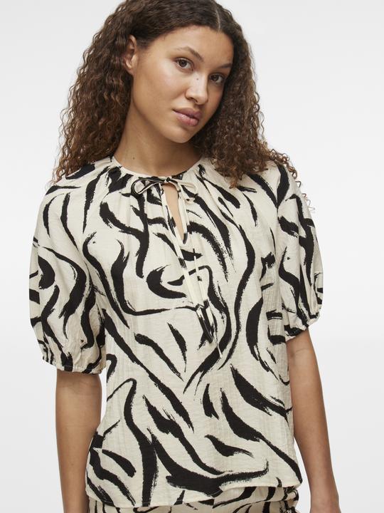 Immagine prodotto Vila V-Ausschnitt Oberteil mit kurzen Ärmeln (42)