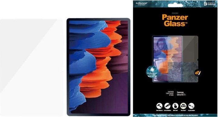 Productafbeelding PanzerGlass Geval Vriendelijk (1 Stuk, Galaxy Tab S7+ 12.4 (2020))