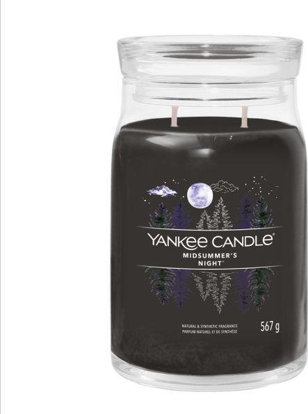 Actual product image Yankee Candle Midsummer's Night Signature Large Jar Scented Candle (567 g)