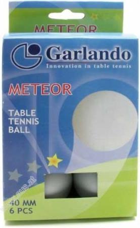 Produktbild Garlando Meteor - Tafeltennis Ballen - 1 Star (6 Stk.)