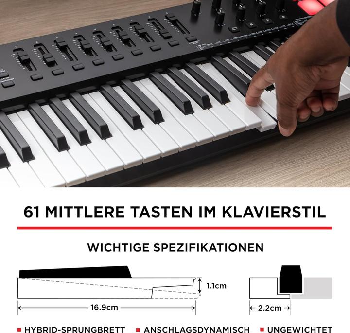 Image du produit M-Audio Oxygen 61 MKV (Clavier)