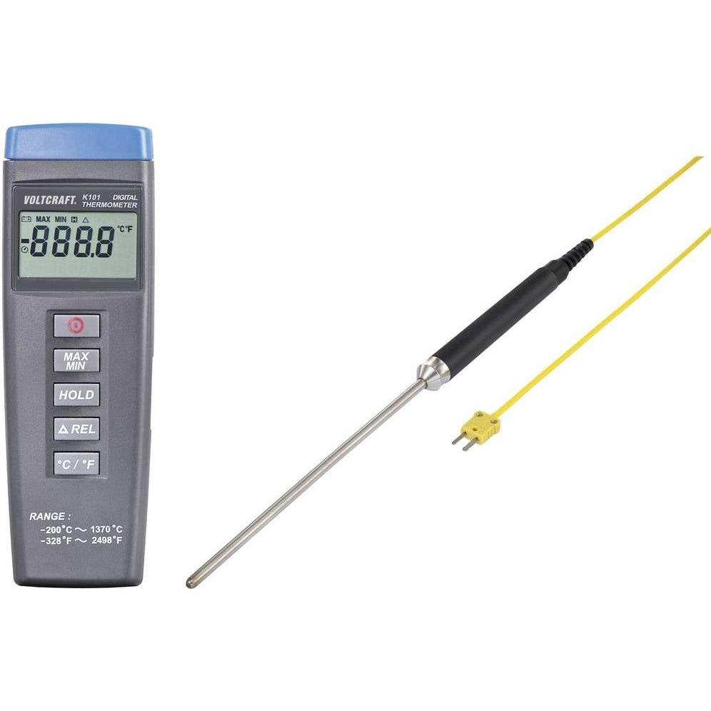Voltcraft, Detektor, Digital-Thermometer + Tauchfühler