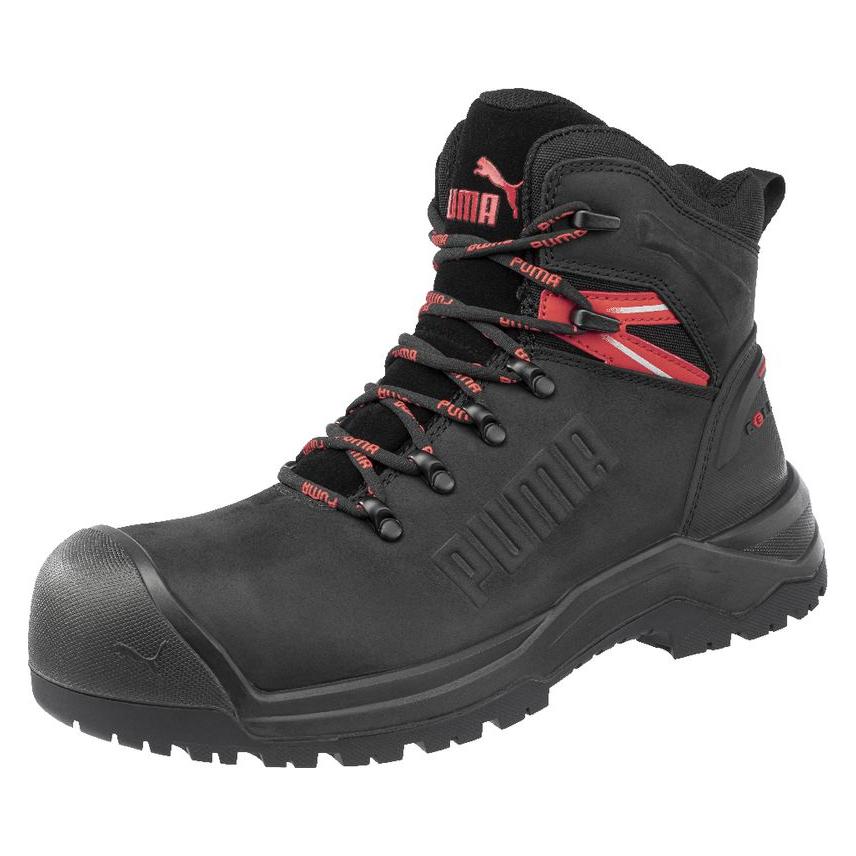 Puma, Werkschoenen, S3S Iron Hd Zwart Mid (46)