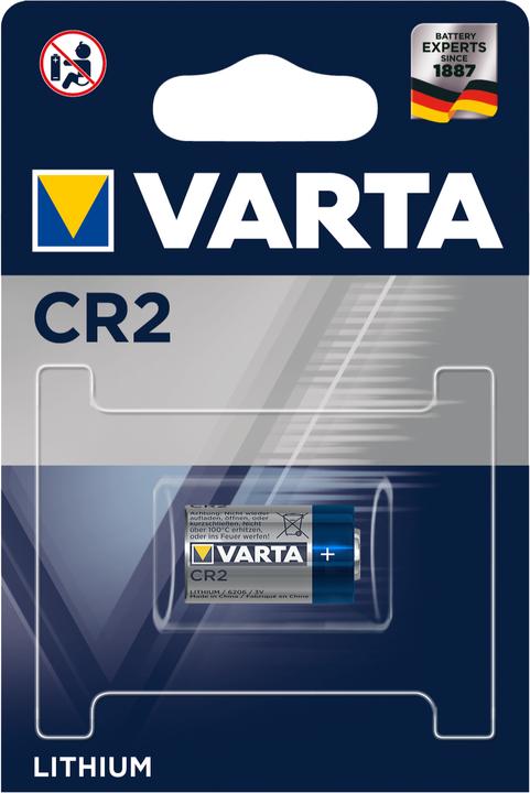 Actual product image Varta Cr2 (1 pcs., CR2, 880 mAh)