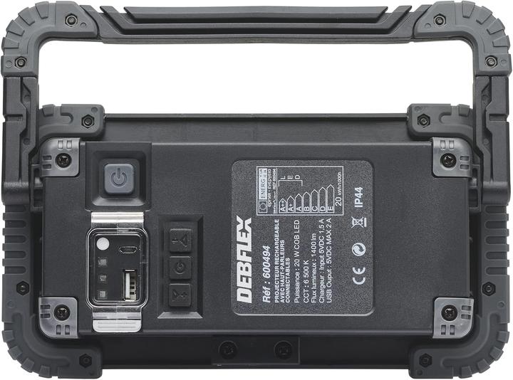 Actual product image Debflex Kabelloser LED-Baustrahler (1400 lm)