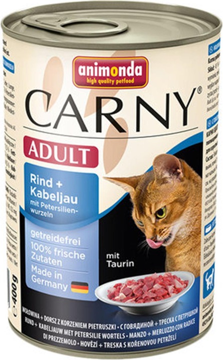animonda Carny Adult Merluzzo & Radice di Prezzemolo (Adulto, 1 pz., 400 g)