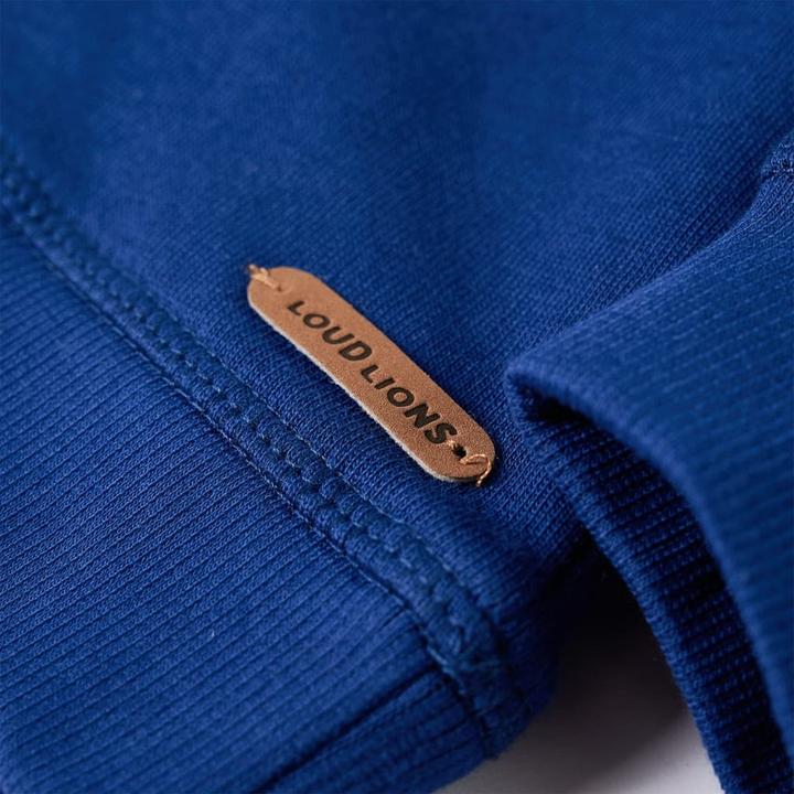 Immagine prodotto VidaXL Maglia con cappuccio per bambini blu scuro 128,Materiale: 92 (128)