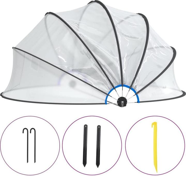 Actual product image vidaXL Poolüberdachung