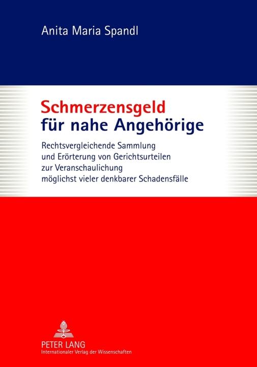 Produktbild Schmerzensgeld für nahe Angehörige (Deutsch, Anita Maria Spandl, 2012)