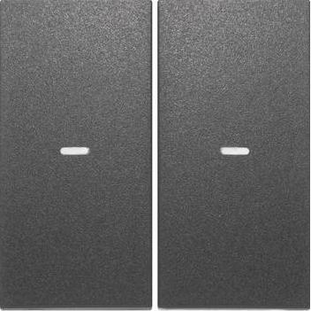 Actual product image Berker Push-button cover 2f. Anth 80960385 p.1 Cover/operating element for installation switch programme