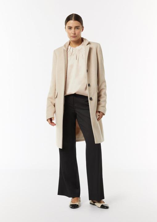 Produktbild Comma Bluse Satin-Bluse mit Falten-Detail am Ausschnitt (36)