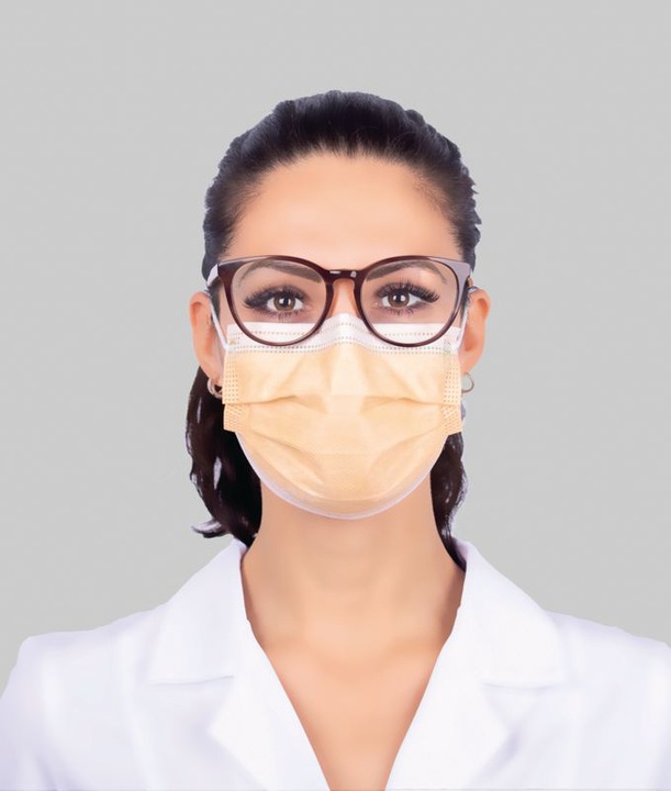 Actual product image Suisse Laboratories Anti-fog Medizin Maske Typ IIR (Type IIR, 50 x)