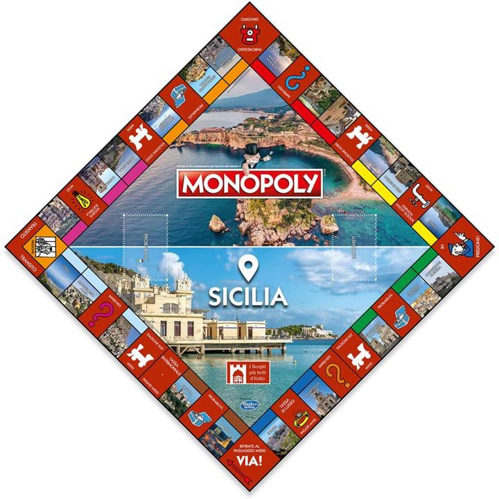 Immagine prodotto Monopoly - I Borghi Piu' Belli D'Italia - Sicilia (Tedesco)