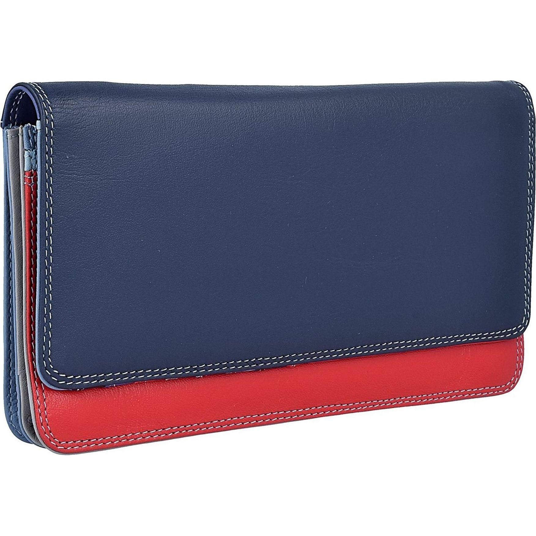 Mywalit, Damen, Portemonnaie, Geldbörse Leder 17 cm, Violett