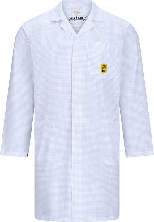 Actual product image Top Swede ESD work coat "Pro-Line, white size S (S)