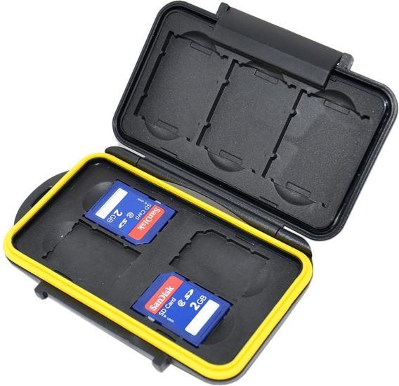 Actual product image JJC Storage box for 3x XQD and 4x SD/SDHC/SDXD