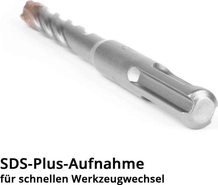 Actual product image Stahlwerk SDS-Plus drill bit set 8-piece, 5-12 mm with box Ideal for stone concrete (8 millimetres, 6 millimetres, 12 millimetres, 5 millimetres, 10 millimetres)
